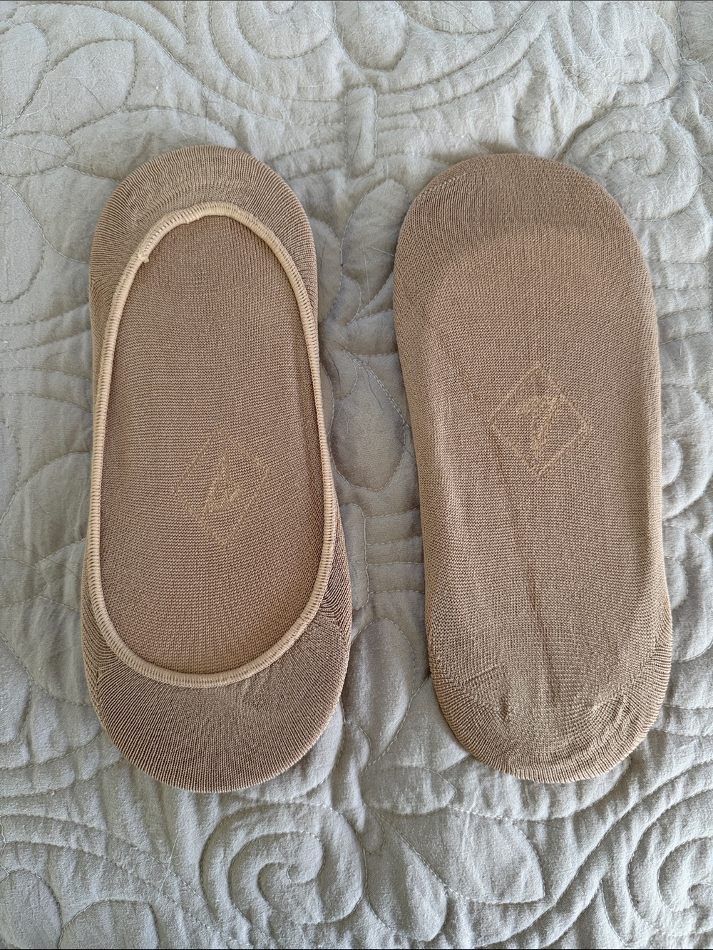 Sperry No-Show Liner Socks for Women in Beige
